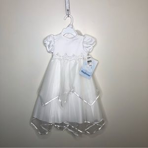 Madonna | Christening Baptism Dress Size 9-12 Months missing beads